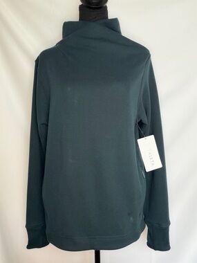 ATHLETA COZY KARMA TWIST NECK SWEATSHIRT